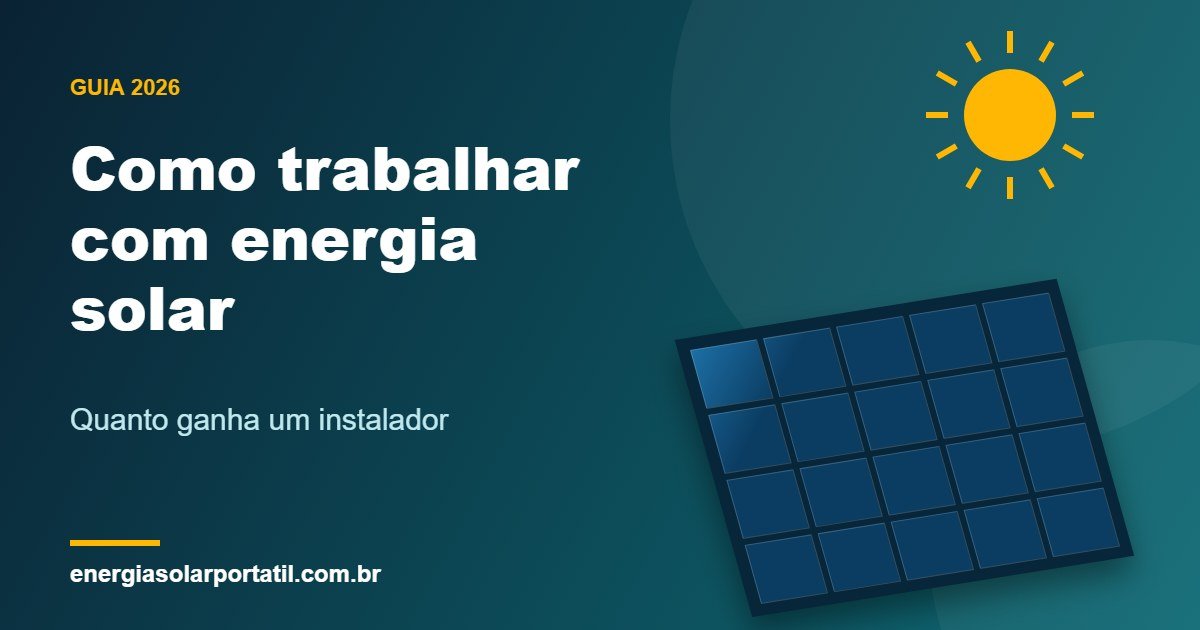 Ilustração de painéis solares