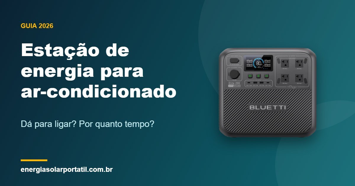 Estação de energia portátil Bluetti Elite 200 V2