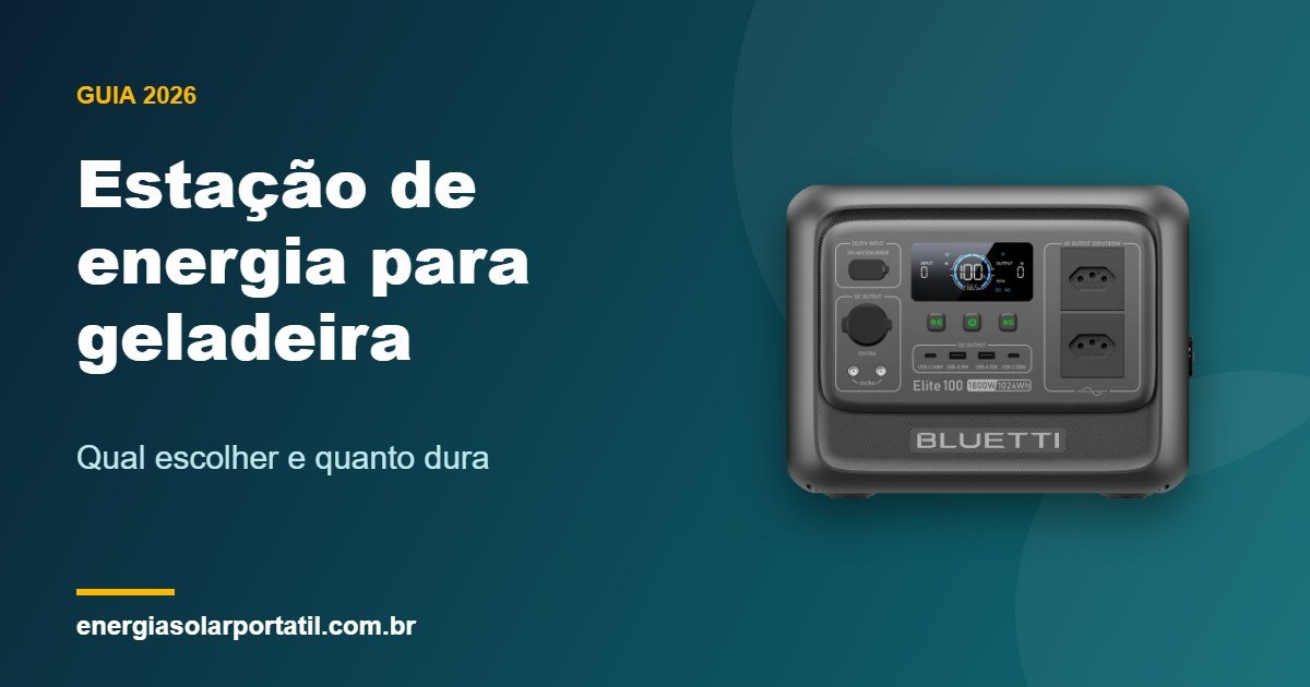 Estação de energia portátil Bluetti Elite 100 V2